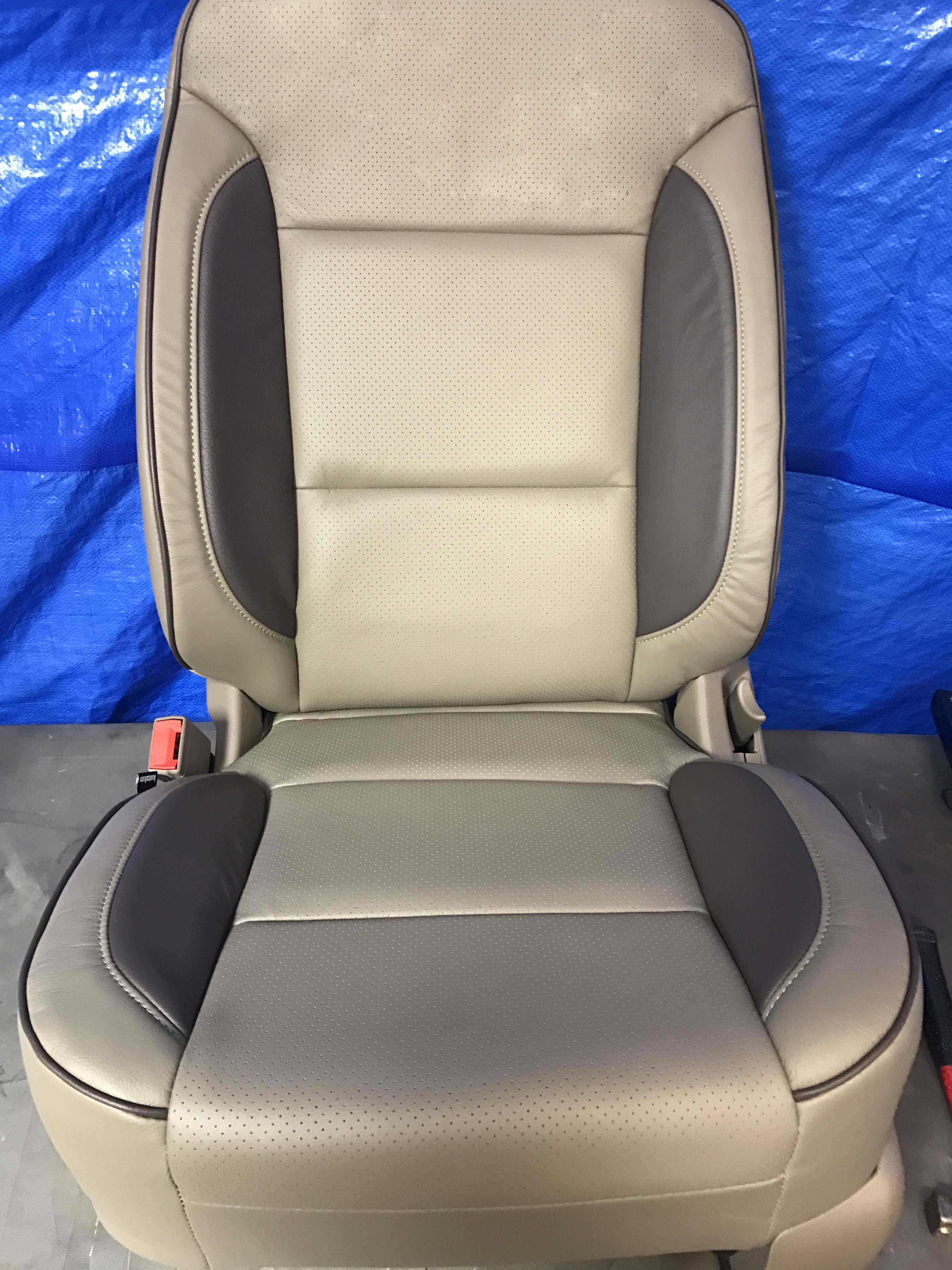 2016 2017 Chevrolet Silverado Lt Crew Cab Katzkin Leather Cocoa Dune Bristol Ebay